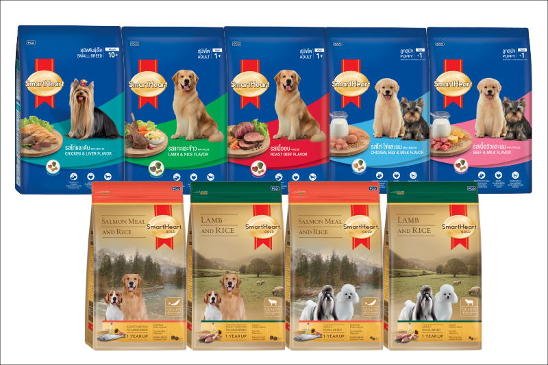 慧心犬糧及慧心自然犬糧。圖／SmartHeart慧心寵物食品提供